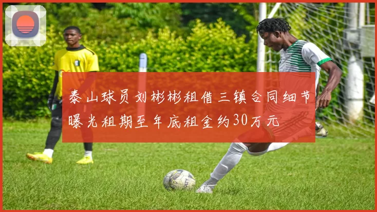 泰山球员刘彬彬租借三镇合同细节曝光租期至年底租金约30万元